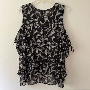 Anthropologie Maeve Sheer Blouse L